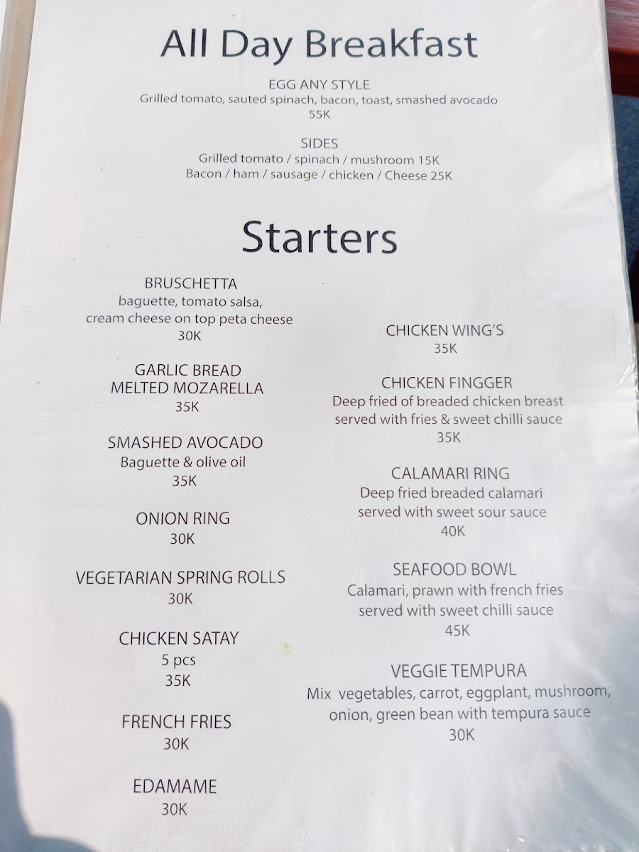 Menu Sami Warung & Bar Ii - Panestanan Ubud-2