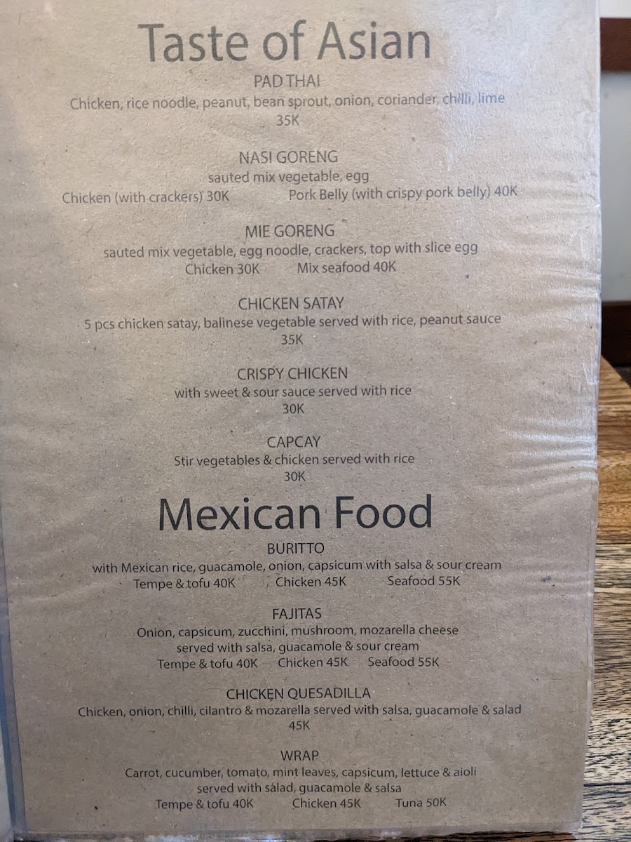 Menu Sami Warung & Bar Ii - Panestanan Ubud-3