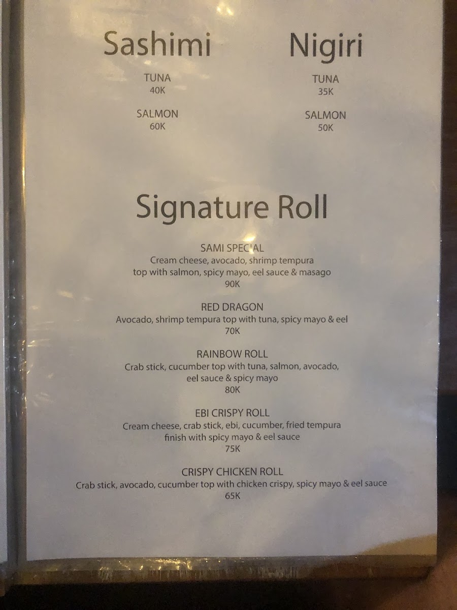 Menu Sami Warung & Bar Ii - Panestanan Ubud-4