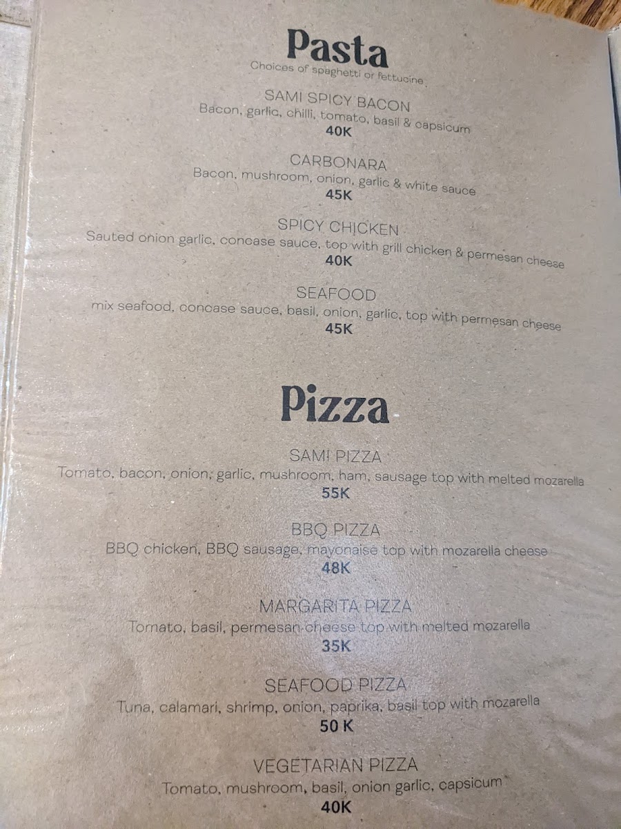 Menu Sami Warung & Bar Ii - Panestanan Ubud-9